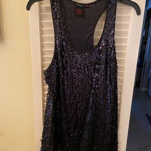 Sequined tank